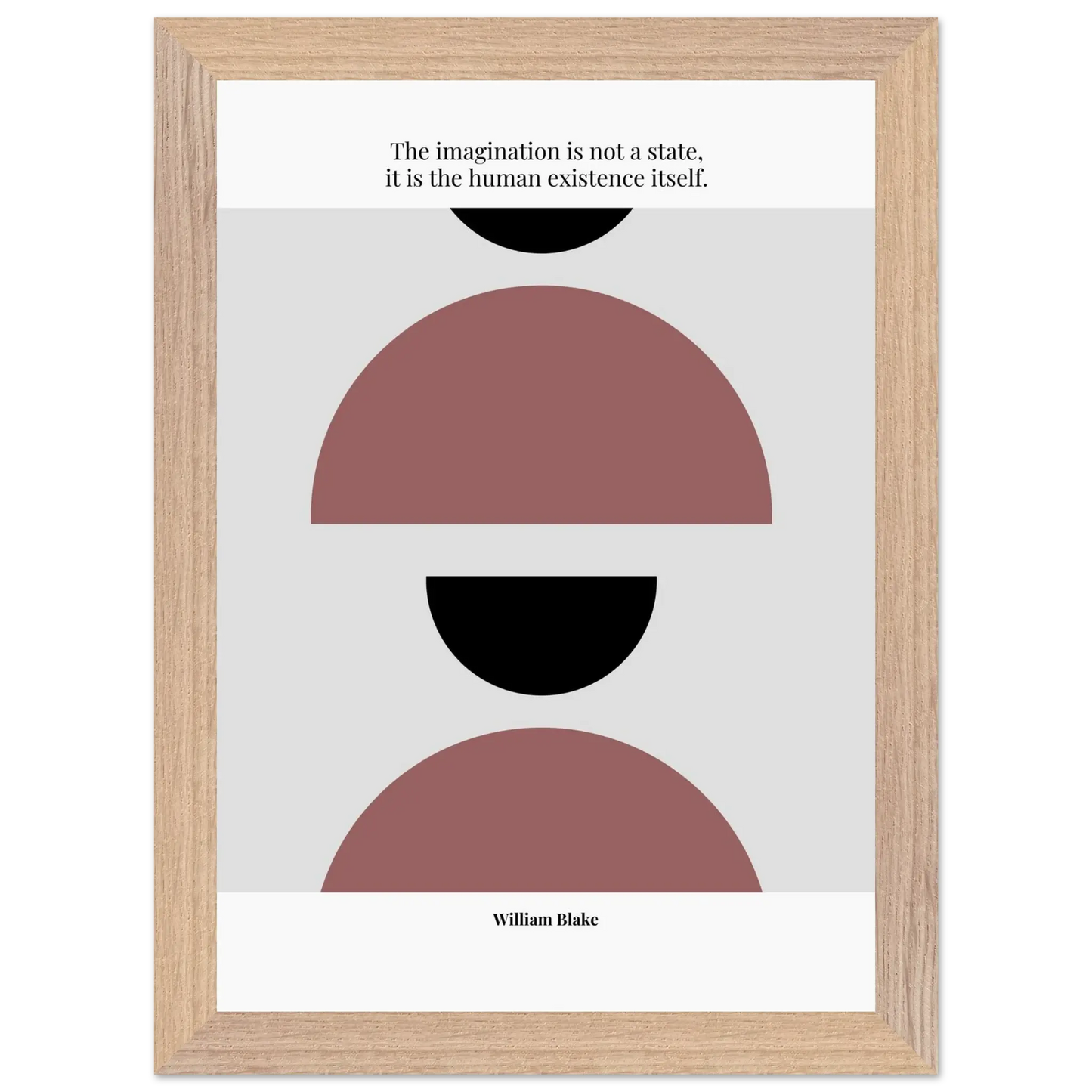 William Blake Quote Poster – “The Imagination Is Not a State” | Minimalist Literary Wall Art - INK & FRAME STUDIO