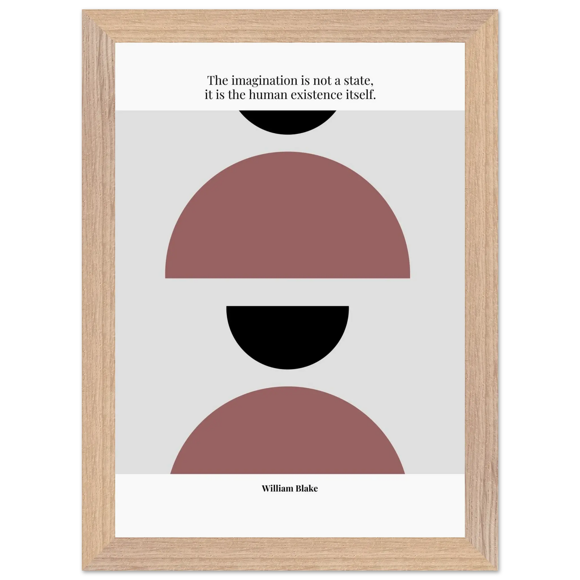 William Blake Quote Poster – “The Imagination Is Not a State” | Minimalist Literary Wall Art - INK & FRAME STUDIO