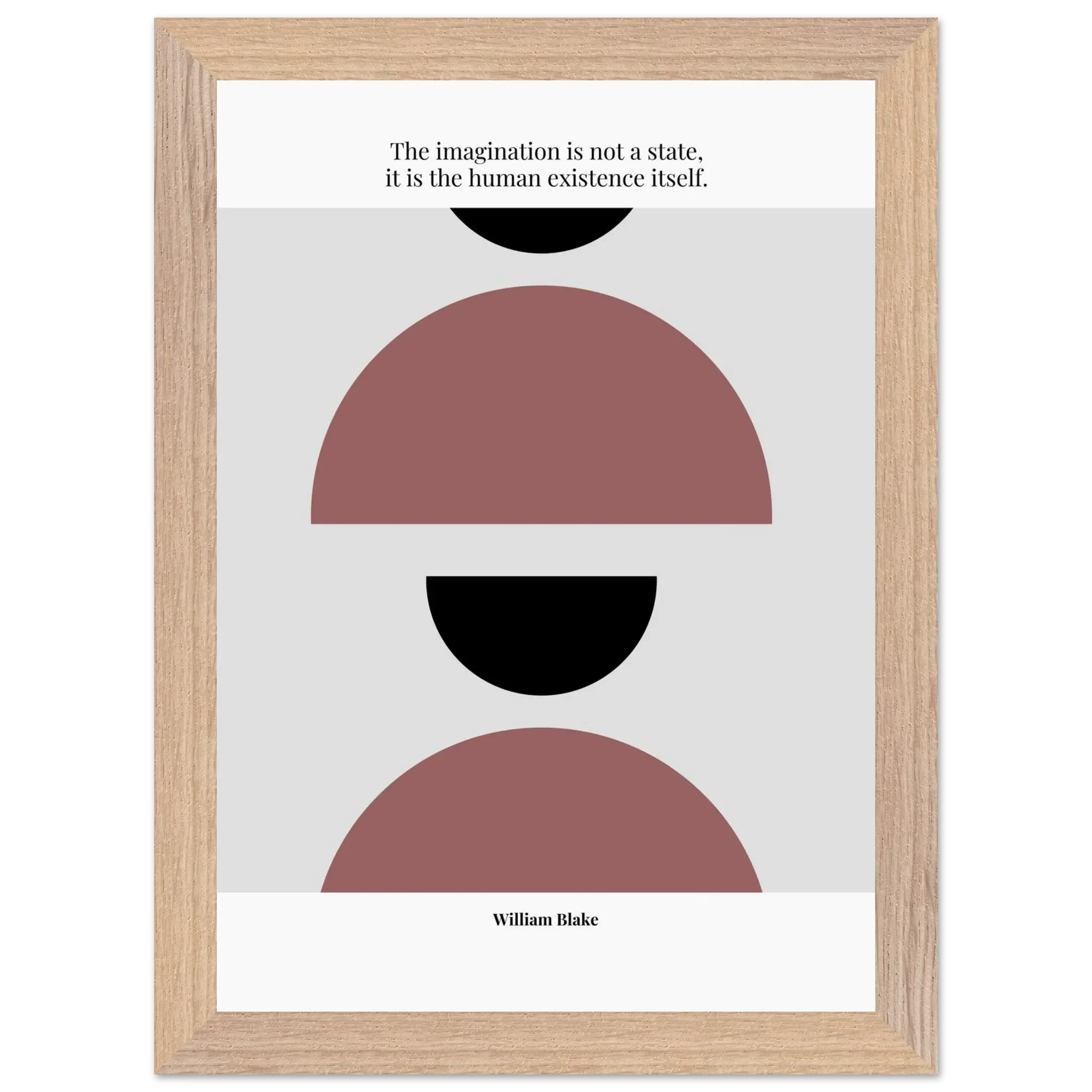 William Blake Quote Poster – “The Imagination Is Not a State” | Minimalist Literary Wall Art - INK & FRAME STUDIO