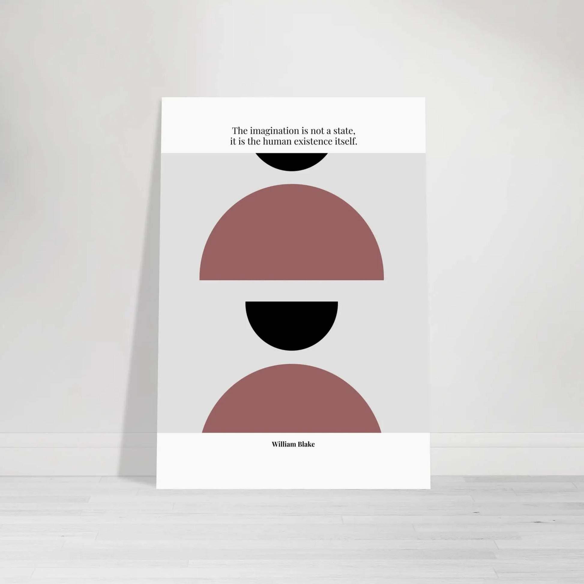 William Blake Quote Poster – “The Imagination Is Not a State” | Minimalist Literary Wall Art - INK & FRAME STUDIO