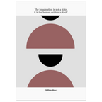 William Blake Quote Poster – “The Imagination Is Not a State” | Minimalist Literary Wall Art - INK & FRAME STUDIO