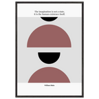 William Blake Quote Poster – “The Imagination Is Not a State” | Minimalist Literary Wall Art - INK & FRAME STUDIO
