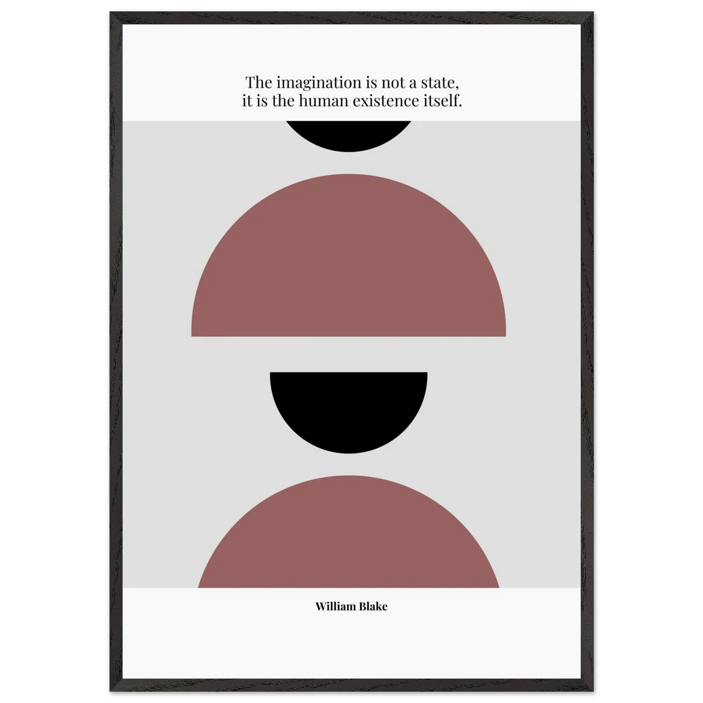 William Blake Quote Poster – “The Imagination Is Not a State” | Minimalist Literary Wall Art - INK & FRAME STUDIO