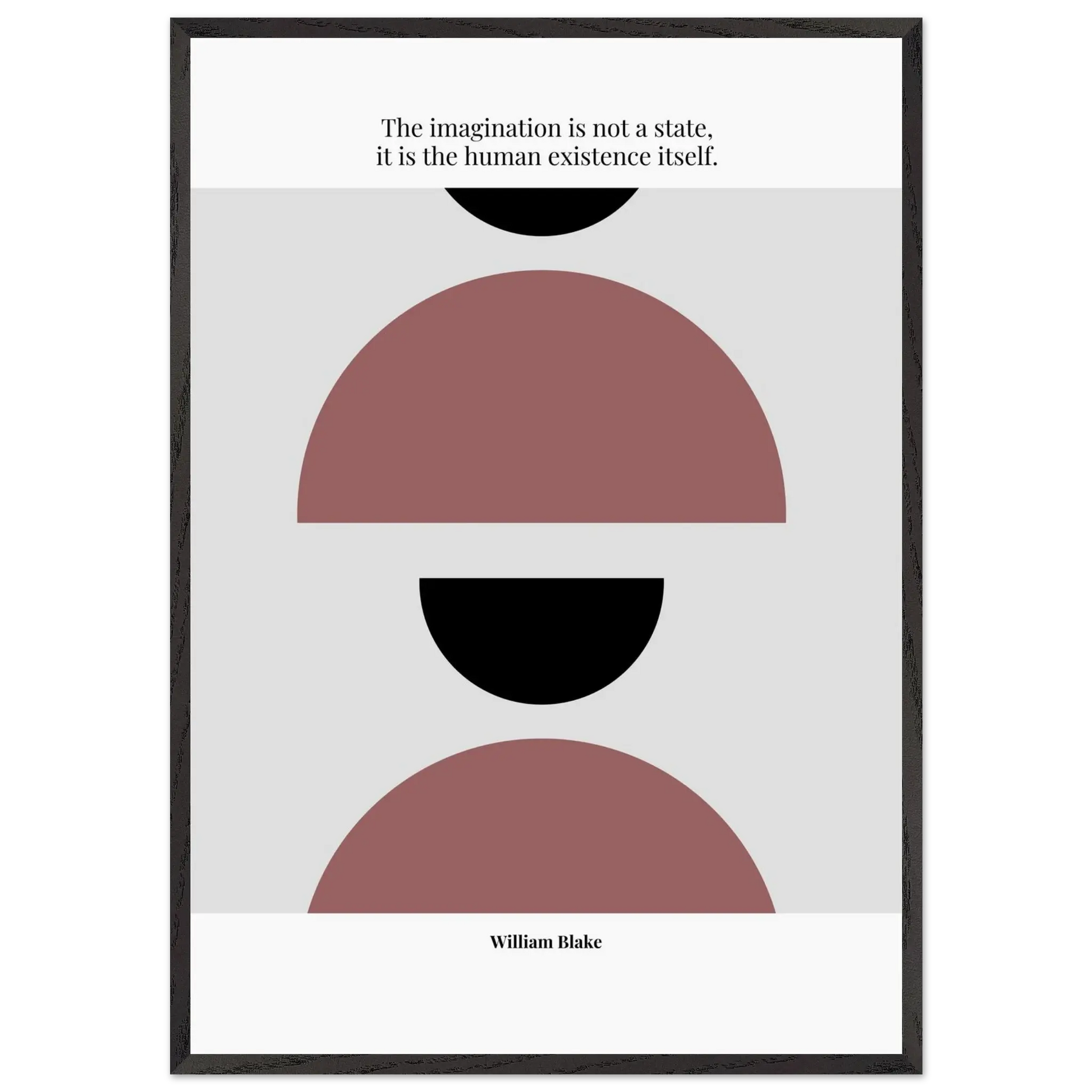 William Blake Quote Poster – “The Imagination Is Not a State” | Minimalist Literary Wall Art - INK & FRAME STUDIO