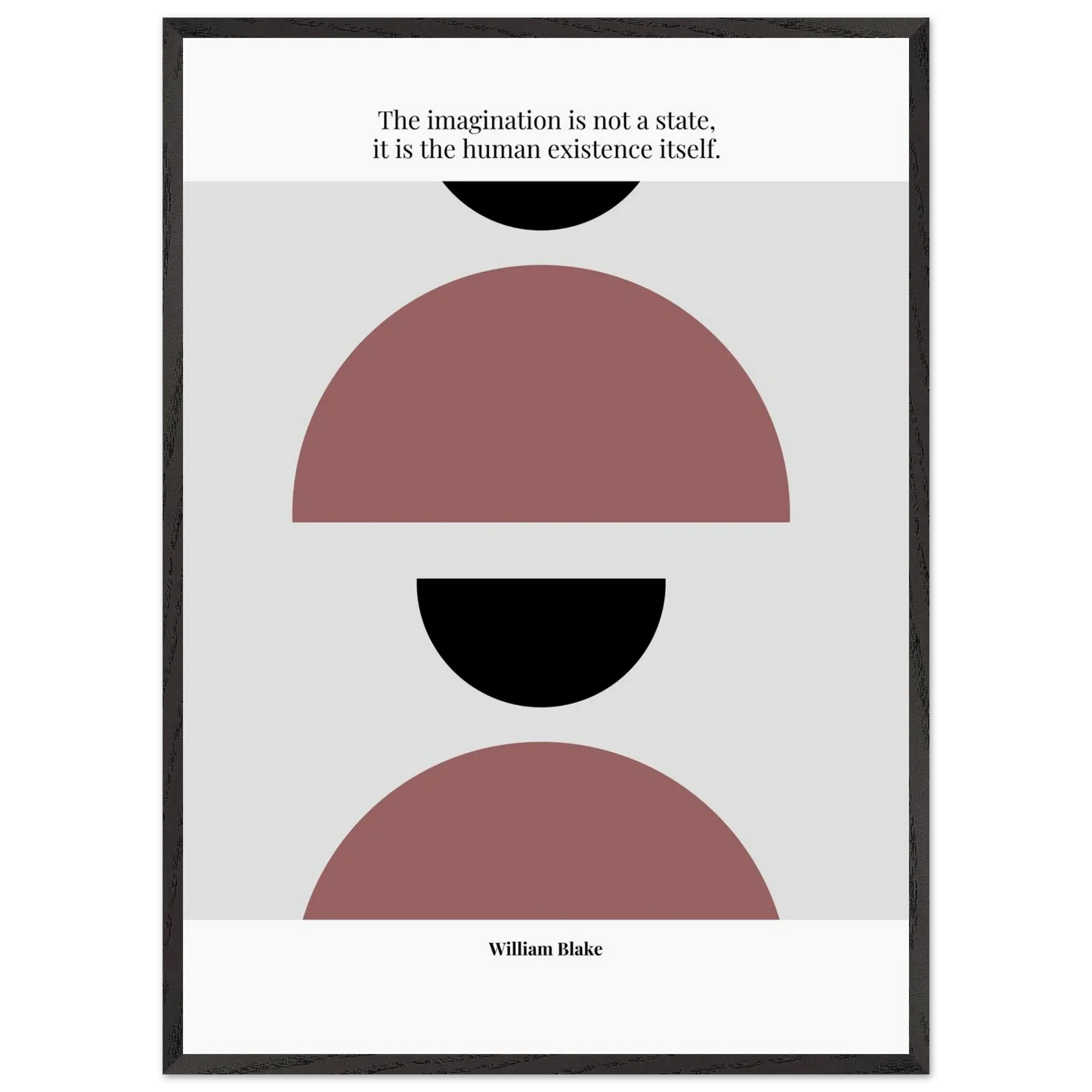 William Blake Quote Poster – “The Imagination Is Not a State” | Minimalist Literary Wall Art - INK & FRAME STUDIO