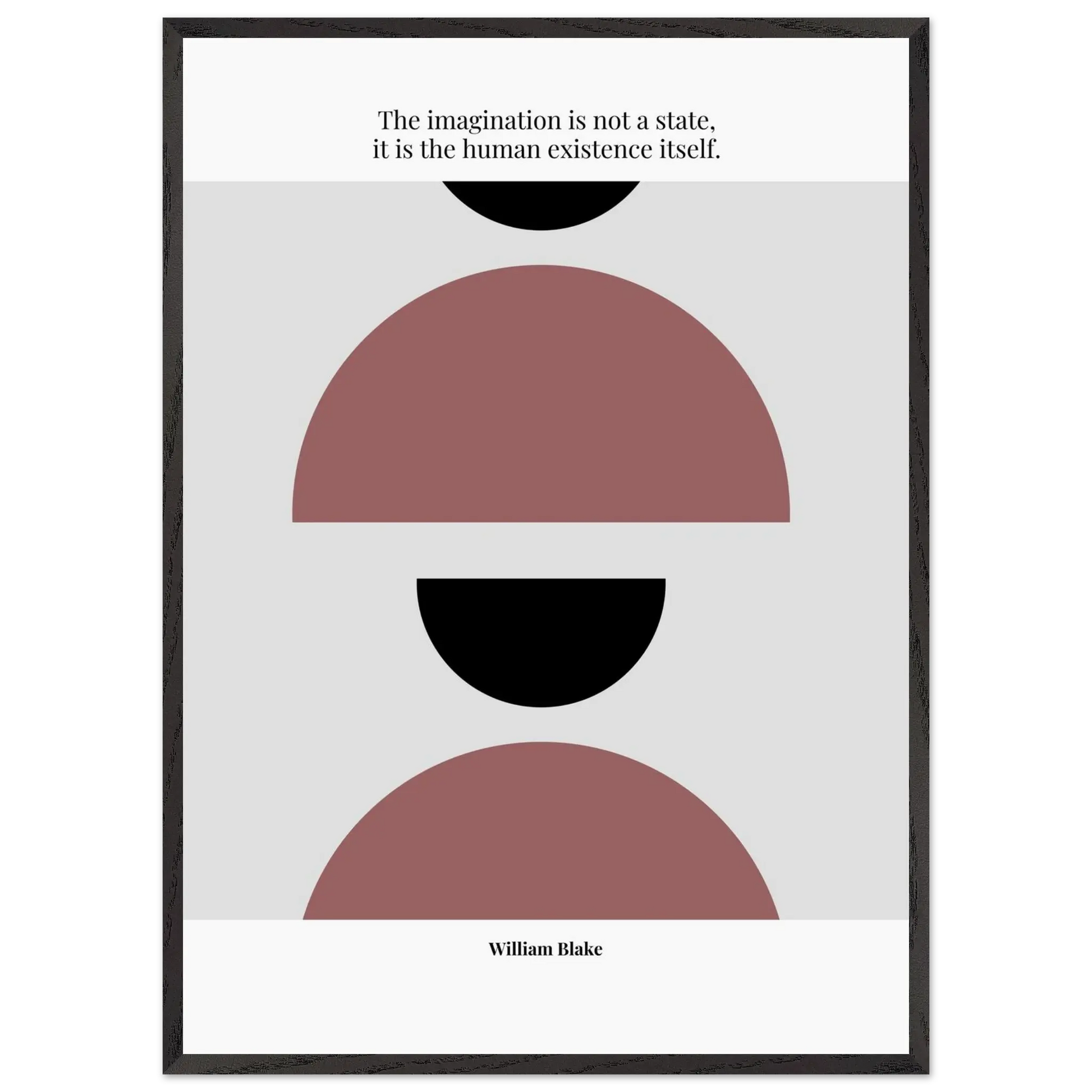 William Blake Quote Poster – “The Imagination Is Not a State” | Minimalist Literary Wall Art - INK & FRAME STUDIO
