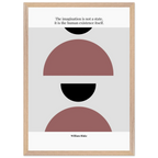 William Blake Quote Poster – “The Imagination Is Not a State” | Minimalist Literary Wall Art - INK & FRAME STUDIO