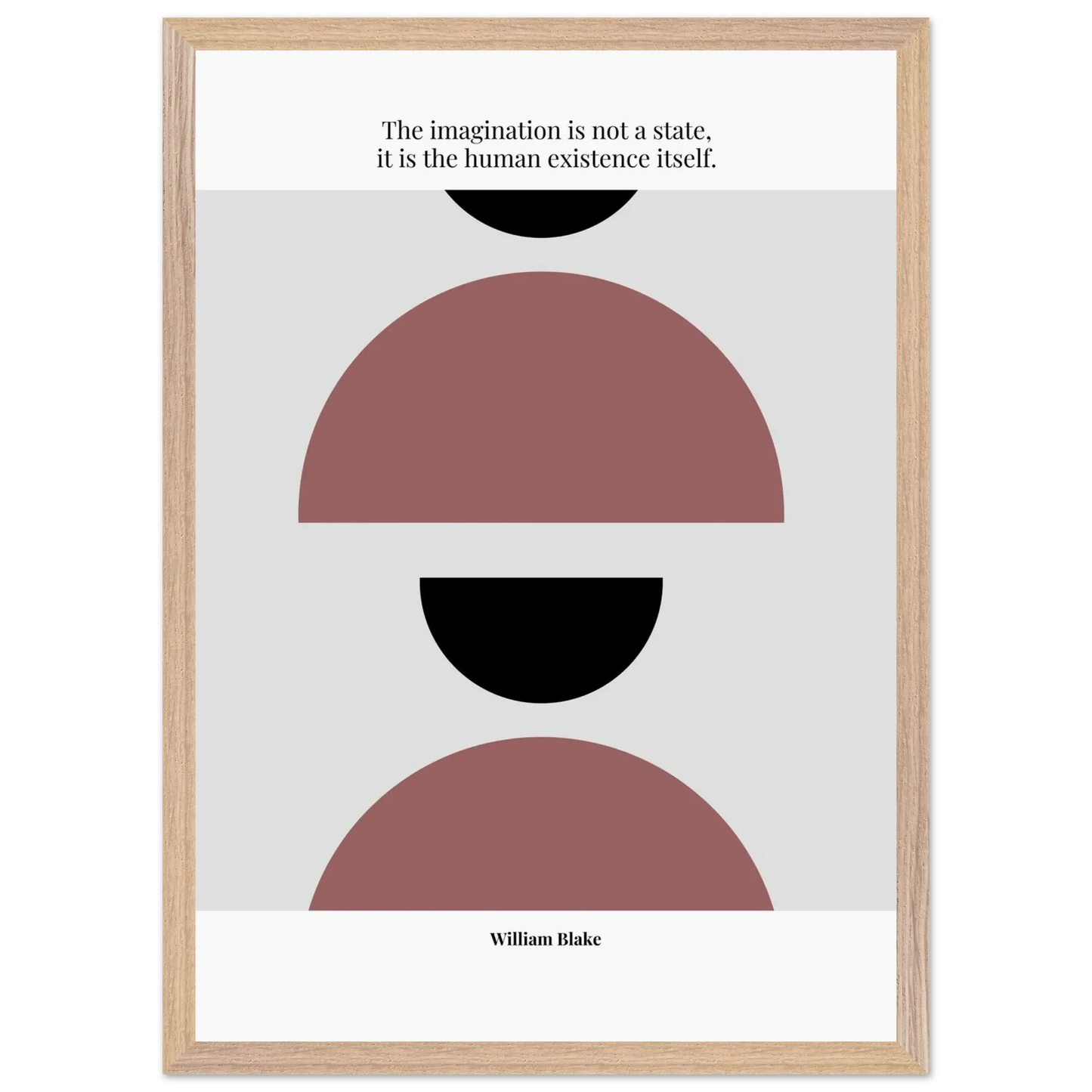 William Blake Quote Poster – “The Imagination Is Not a State” | Minimalist Literary Wall Art - INK & FRAME STUDIO
