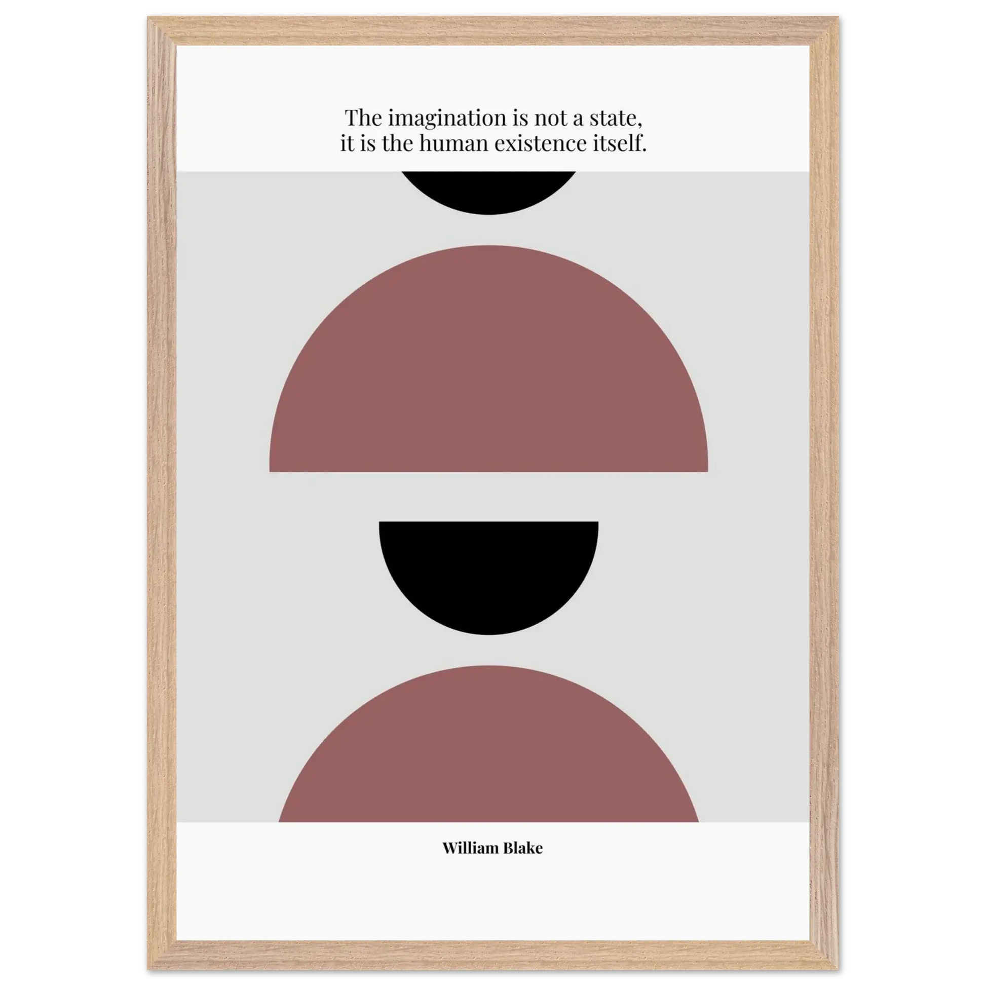 William Blake Quote Poster – “The Imagination Is Not a State” | Minimalist Literary Wall Art - INK & FRAME STUDIO
