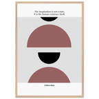 William Blake Quote Poster – “The Imagination Is Not a State” | Minimalist Literary Wall Art - INK & FRAME STUDIO