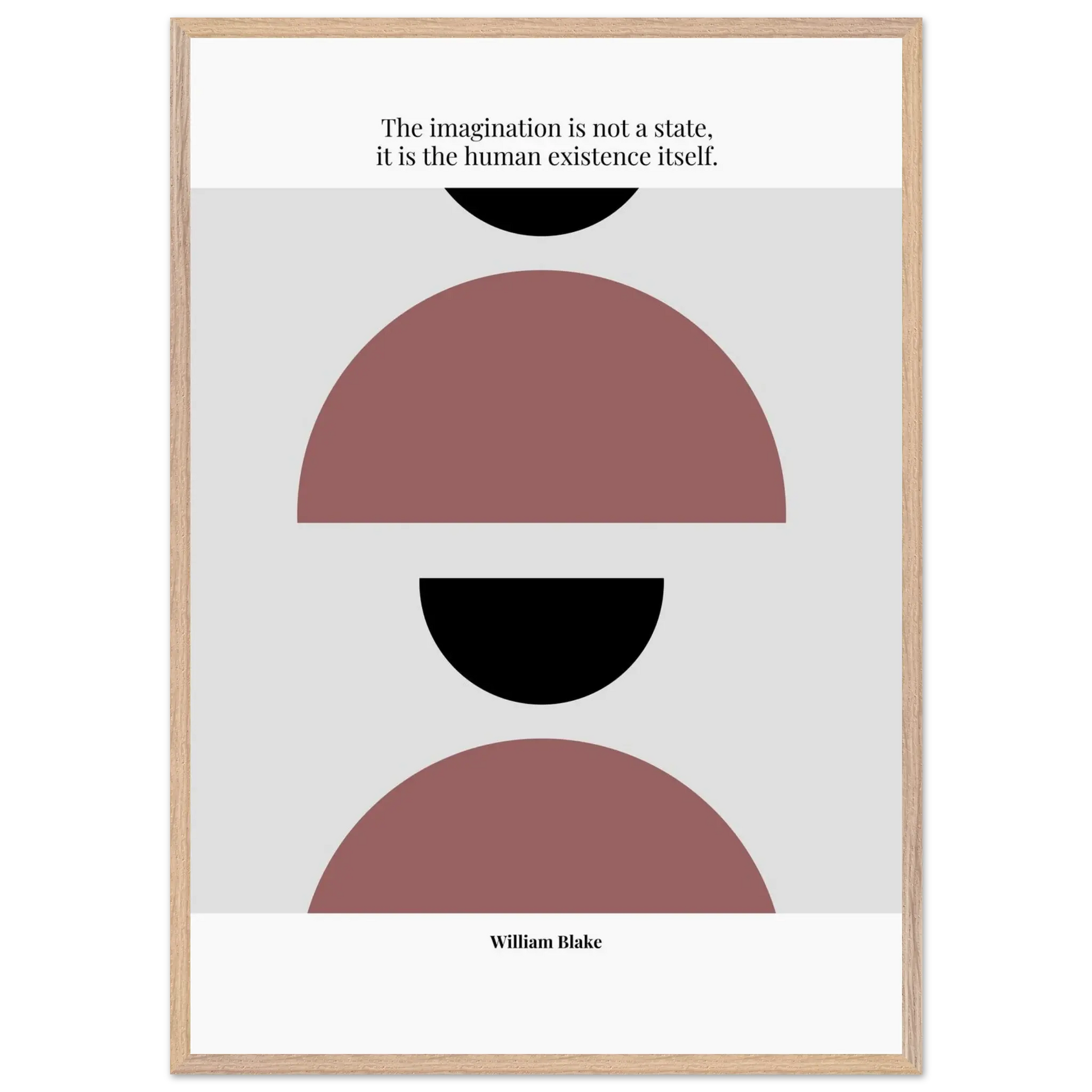 William Blake Quote Poster – “The Imagination Is Not a State” | Minimalist Literary Wall Art - INK & FRAME STUDIO