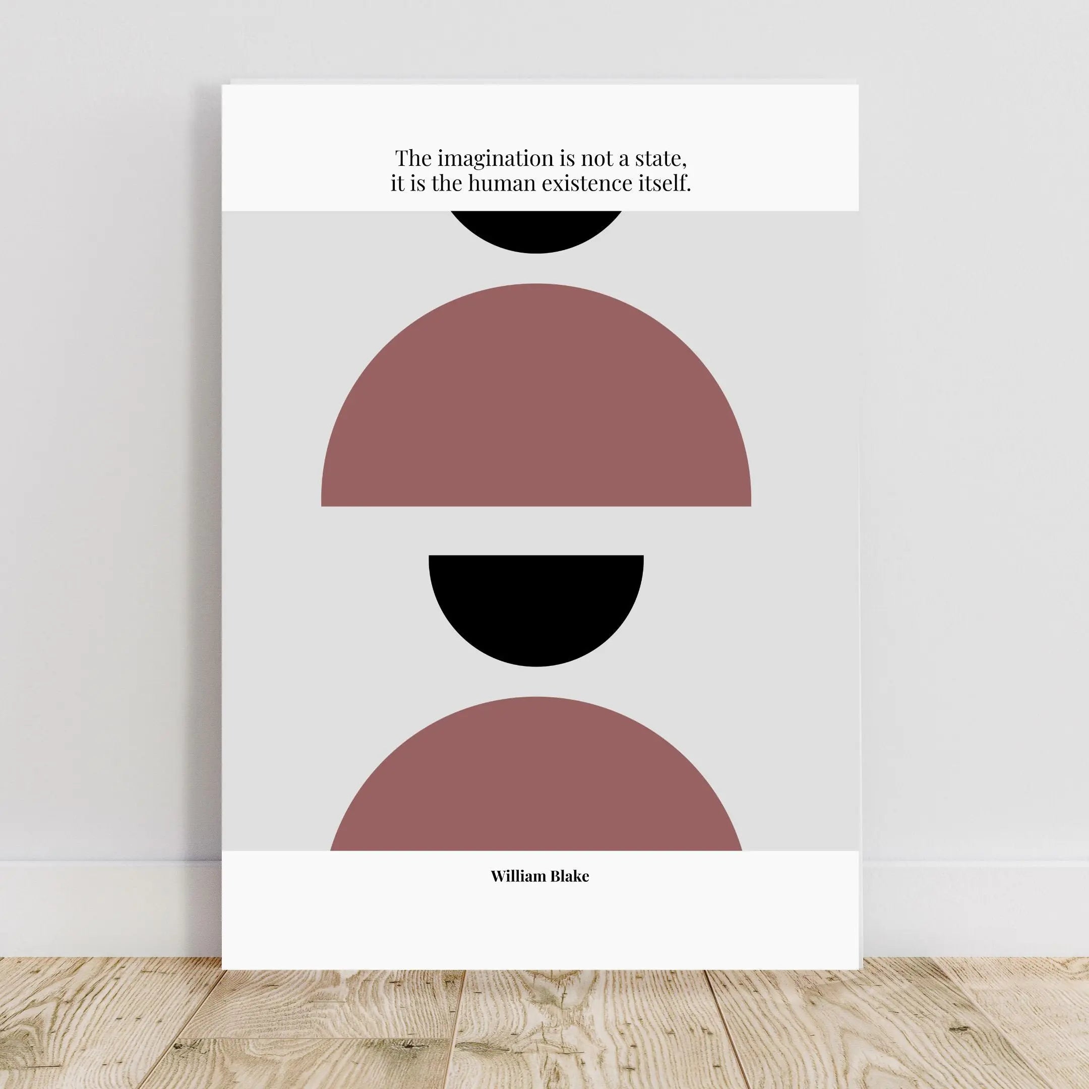 William Blake Quote Poster – “The Imagination Is Not a State” | Minimalist Literary Wall Art - INK & FRAME STUDIO