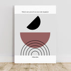 William Blake Quote Poster – “What Is Now Proved Was Once Only Imagined” | Minimalist Literary Wall Art - INK & FRAME STUDIO