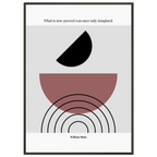 William Blake Quote Poster – “What Is Now Proved Was Once Only Imagined” | Minimalist Literary Wall Art - INK & FRAME STUDIO