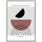 William Blake Quote Poster – “What Is Now Proved Was Once Only Imagined” | Minimalist Literary Wall Art - INK & FRAME STUDIO