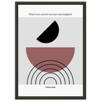 William Blake Quote Poster – “What Is Now Proved Was Once Only Imagined” | Minimalist Literary Wall Art - INK & FRAME STUDIO