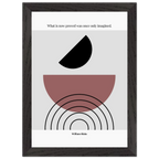 William Blake Quote Poster – “What Is Now Proved Was Once Only Imagined” | Minimalist Literary Wall Art - INK & FRAME STUDIO