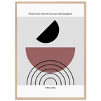 William Blake Quote Poster – “What Is Now Proved Was Once Only Imagined” | Minimalist Literary Wall Art - INK & FRAME STUDIO