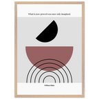 William Blake Quote Poster – “What Is Now Proved Was Once Only Imagined” | Minimalist Literary Wall Art - INK & FRAME STUDIO