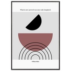 William Blake Quote Poster – “What Is Now Proved Was Once Only Imagined” | Minimalist Literary Wall Art - INK & FRAME STUDIO
