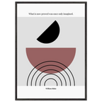 William Blake Quote Poster – “What Is Now Proved Was Once Only Imagined” | Minimalist Literary Wall Art - INK & FRAME STUDIO