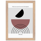 William Blake Quote Poster – “What Is Now Proved Was Once Only Imagined” | Minimalist Literary Wall Art - INK & FRAME STUDIO