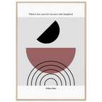 William Blake Quote Poster – “What Is Now Proved Was Once Only Imagined” | Minimalist Literary Wall Art - INK & FRAME STUDIO