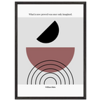 William Blake Quote Poster – “What Is Now Proved Was Once Only Imagined” | Minimalist Literary Wall Art - INK & FRAME STUDIO