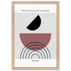 William Blake Quote Poster – “What Is Now Proved Was Once Only Imagined” | Minimalist Literary Wall Art - INK & FRAME STUDIO