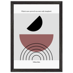 William Blake Quote Poster – “What Is Now Proved Was Once Only Imagined” | Minimalist Literary Wall Art - INK & FRAME STUDIO