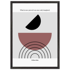 William Blake Quote Poster – “What Is Now Proved Was Once Only Imagined” | Minimalist Literary Wall Art - INK & FRAME STUDIO
