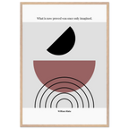 William Blake Quote Poster – “What Is Now Proved Was Once Only Imagined” | Minimalist Literary Wall Art - INK & FRAME STUDIO