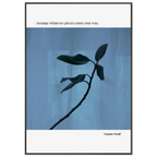 Virginia Woolf Quote Poster – “Arrange Whatever Pieces Come Your Way” | Minimalist Literary Wall Art - INK & FRAME STUDIO