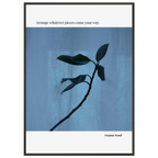 Virginia Woolf Quote Poster – “Arrange Whatever Pieces Come Your Way” | Minimalist Literary Wall Art - INK & FRAME STUDIO