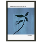 Virginia Woolf Quote Poster – “Arrange Whatever Pieces Come Your Way” | Minimalist Literary Wall Art - INK & FRAME STUDIO