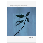 Virginia Woolf Quote Poster – “Arrange Whatever Pieces Come Your Way” | Minimalist Literary Wall Art - INK & FRAME STUDIO