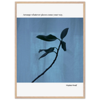 Virginia Woolf Quote Poster – “Arrange Whatever Pieces Come Your Way” | Minimalist Literary Wall Art - INK & FRAME STUDIO