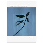 Virginia Woolf Quote Poster – “Arrange Whatever Pieces Come Your Way” | Minimalist Literary Wall Art - INK & FRAME STUDIO