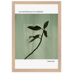 Virginia Woolf Quote Poster – “You Cannot Find Peace by Avoiding Life” | Minimalist Literary Wall Art - INK & FRAME STUDIO
