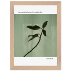 Virginia Woolf Quote Poster – “You Cannot Find Peace by Avoiding Life” | Minimalist Literary Wall Art - INK & FRAME STUDIO