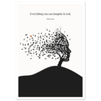 Pablo Picasso Quote Print – "Everything you can imagine is real" Wall Art Poster - INK & FRAME STUDIO