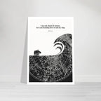 Little Women Quote Print - "I am not afraid of storms" Wall Art Poster - INK & FRAME STUDIO