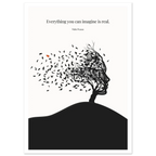 Pablo Picasso Quote Print – "Everything you can imagine is real" Wall Art Poster - INK & FRAME STUDIO