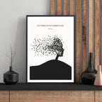Pablo Picasso Quote Print – "Everything you can imagine is real" Wall Art Poster - INK & FRAME STUDIO