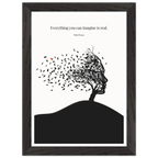 Pablo Picasso Quote Print – "Everything you can imagine is real" Wall Art Poster - INK & FRAME STUDIO