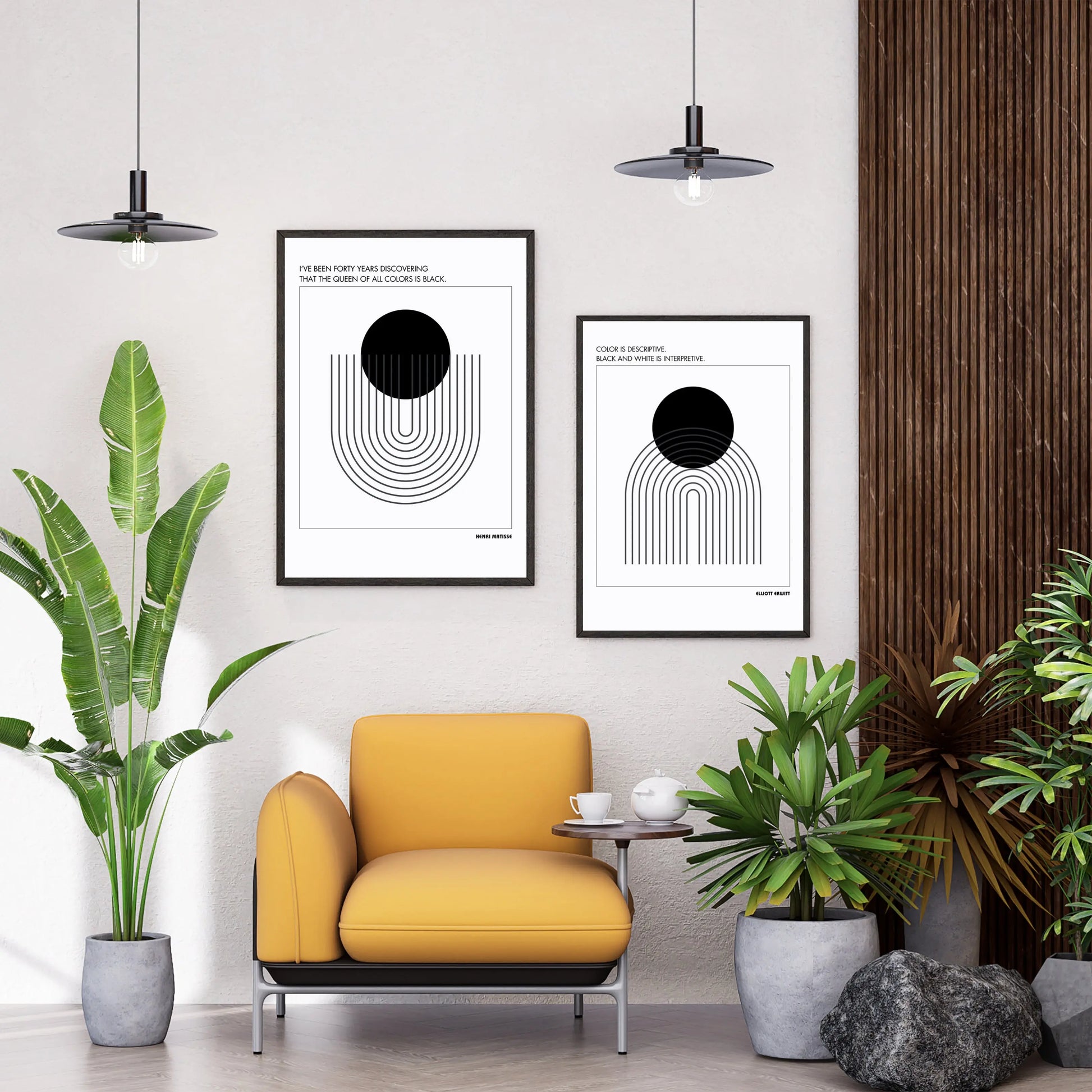 Henri Matisse  Quote Poster  Print Material INK & FRAME STUDIO