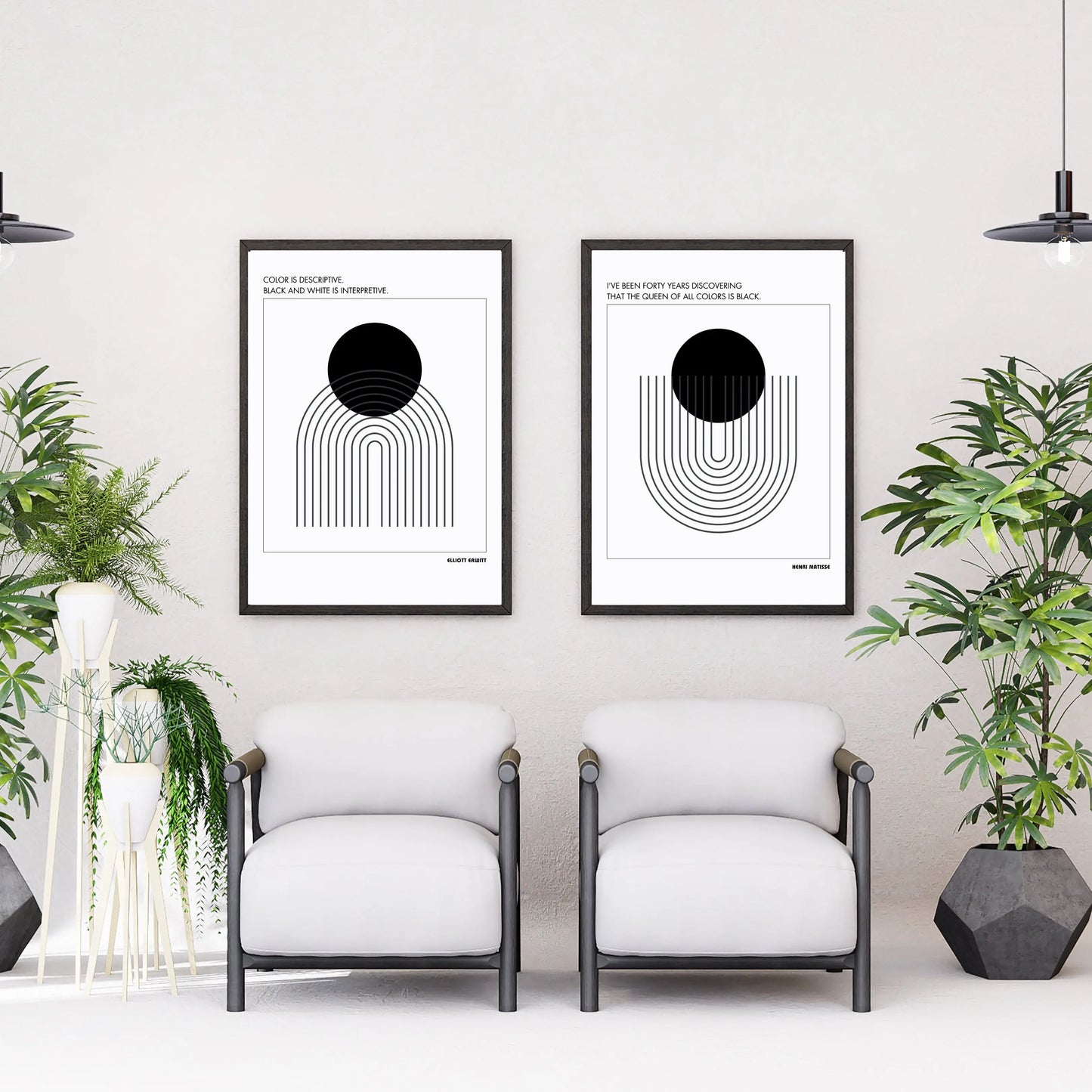 Henri Matisse  Quote Poster  Print Material INK & FRAME STUDIO