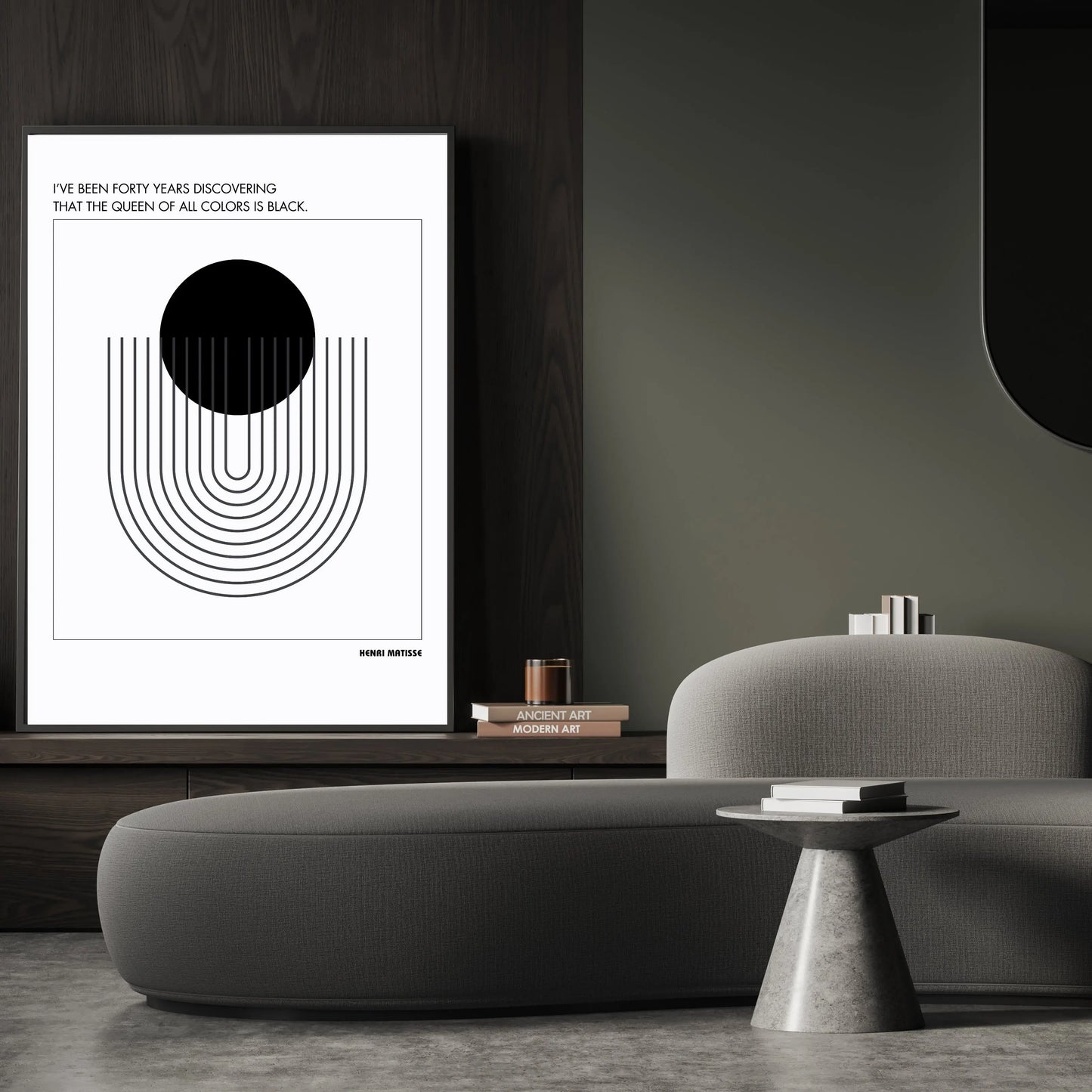 Henri Matisse  Quote Poster  Print Material INK & FRAME STUDIO