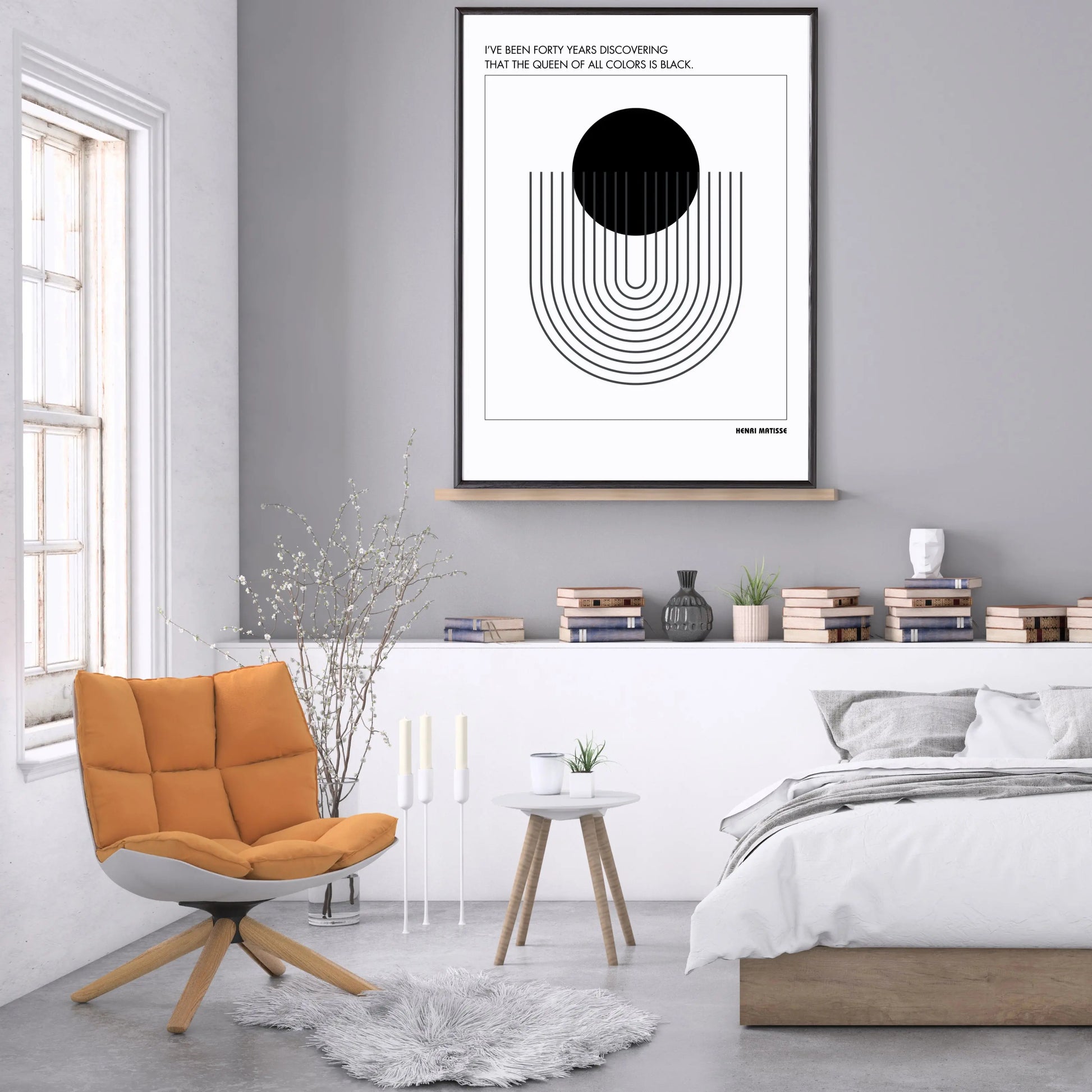 Henri Matisse  Quote Poster  Print Material INK & FRAME STUDIO