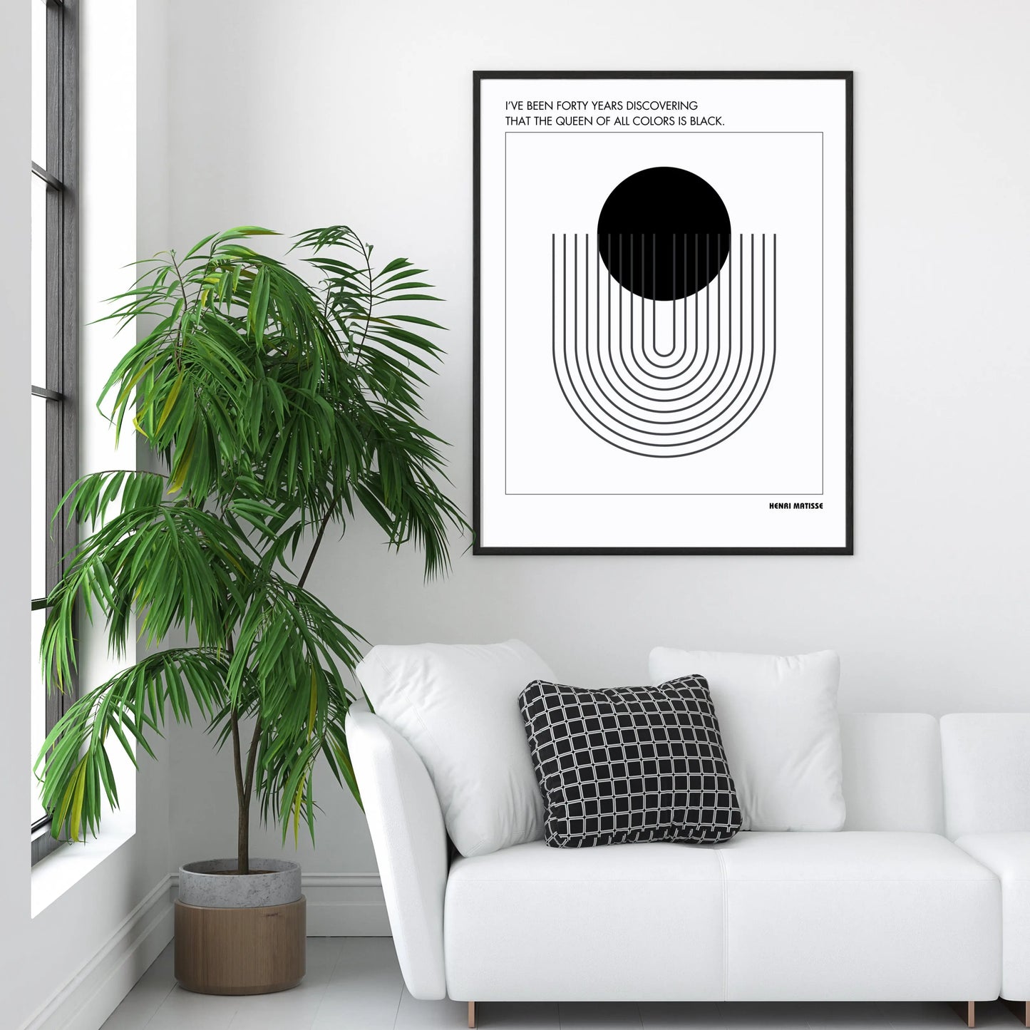 Henri Matisse  Quote Poster  Print Material INK & FRAME STUDIO